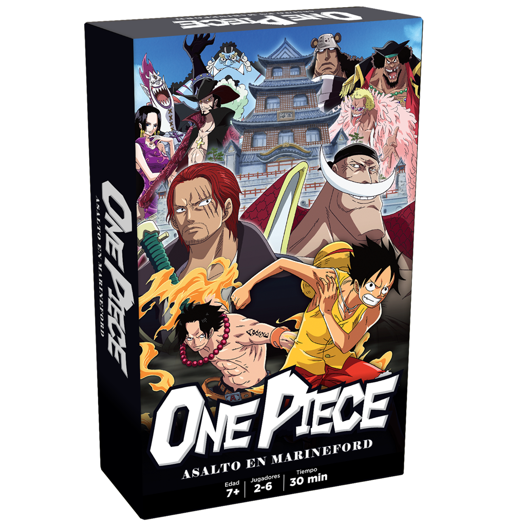 Asmodee - Juego de mesa One Piece: Asalto a Marine Ford