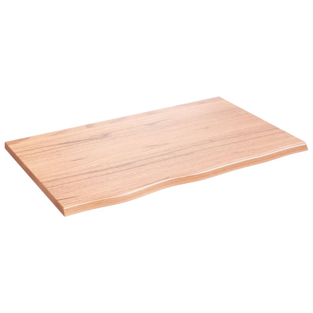 Vidaxl Estante de Pared Madera Roble Tratada 80x50x2 Cm - Almacenaje Oficina Estudio Sala Estar Dormitorio