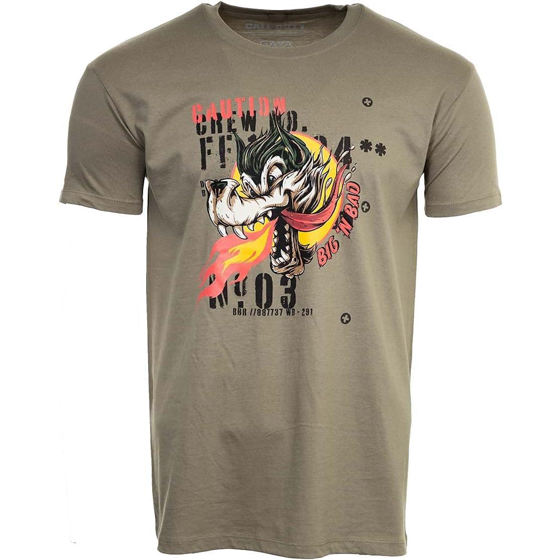 Call of dutty vanguard wolf khaki s t-shirt