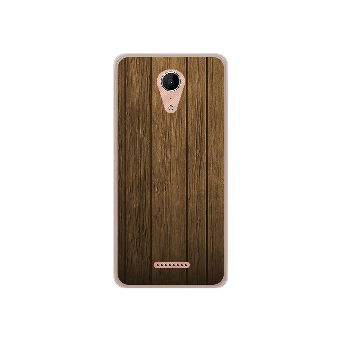 Tumundosmartphone Funda Gel Tpu para Wiko Tommy2 Diseño Madera Dibujos