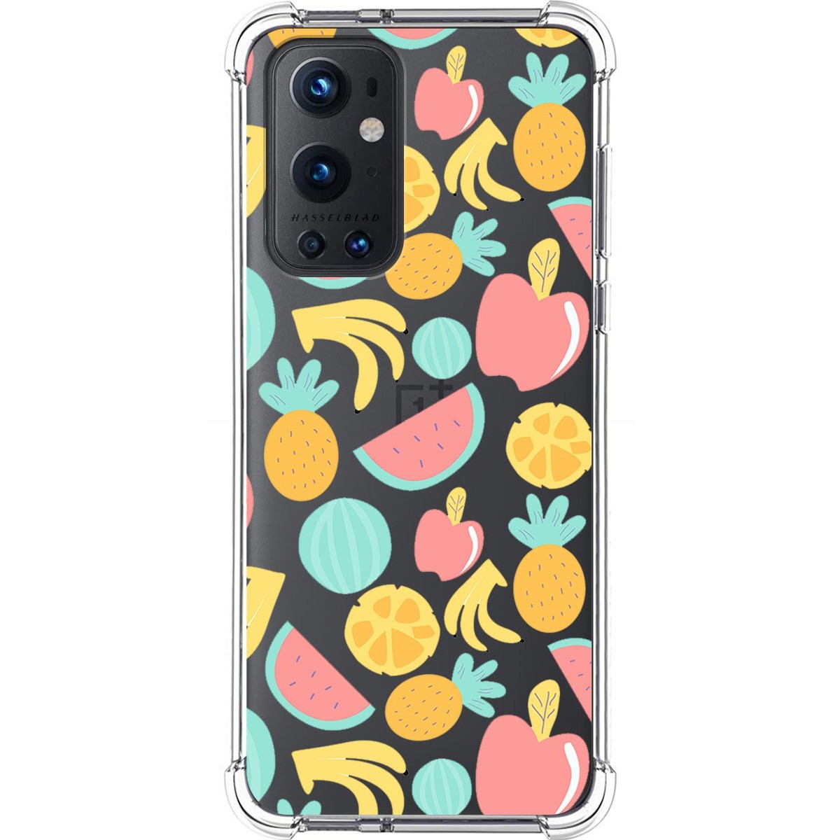 Tumundosmartphone Funda Silicona Antigolpes para OnePlus 9 Pro 5G diseño Frutas 02 Dibujos