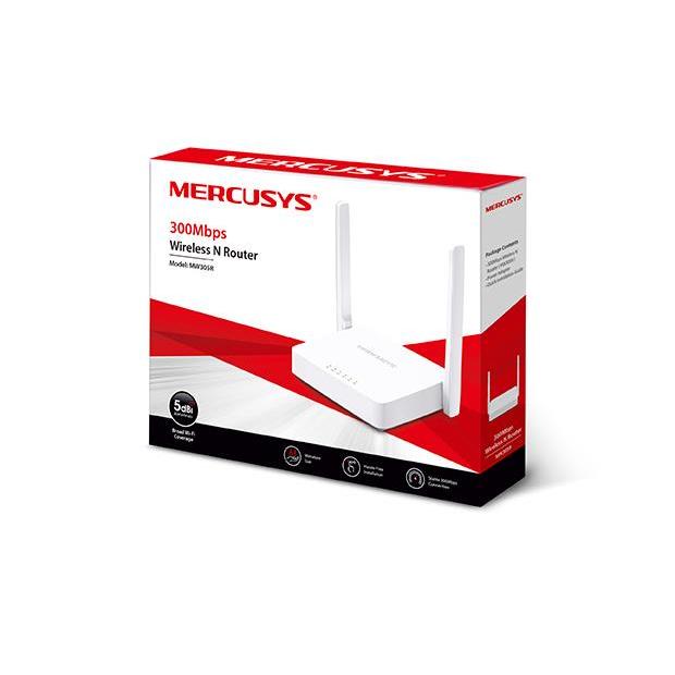Mercusys MW305R - Router (300 Mbps, 2.4 GHz, 2 Antenas) Color Blanco