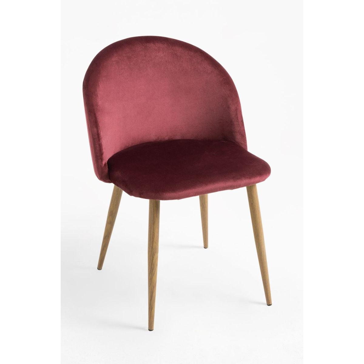 Regalos Miguel - Packs Sillas Comedor - Pack 2 Sillas Vint Terciopelo - Fucsia