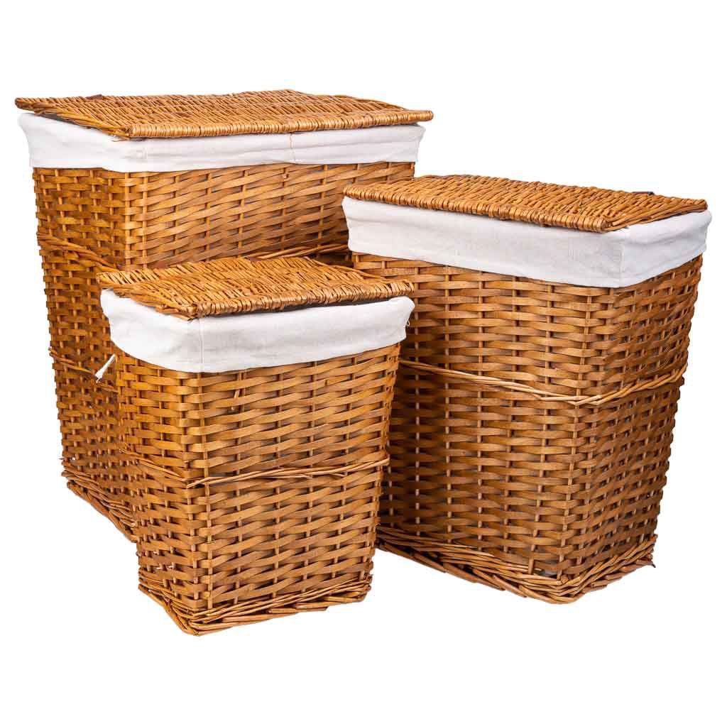 Cestos De Ropa 3Pzas 36x45x54cm, El mejor complemento para tu hogar