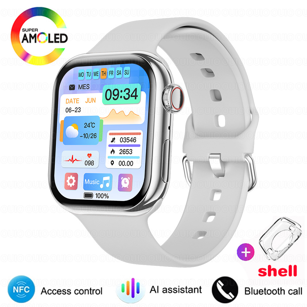IW 10 reloj inteligente con Bluetooth, asistente de voz, llamada, GPS, trayectoria de movimiento, brújula, bloqueo de contraseña, función NFC