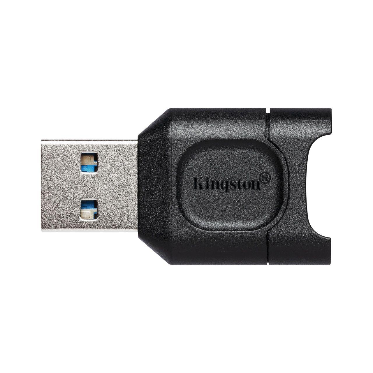 MULTILECTOR TARJETAS KINGSTON MLPM | MICROSDHC, MICROSDXC UHS-II Y UHS-I; OPTIMIZADO PARA TARJETAS KINGSTON CANVAS GO! PLUS Y CANVAS REACT PLUS