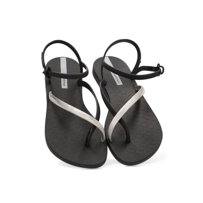 Chanclas Sandalias Playa Sandalia Playa Ipanema - Mujer - Suela Plana - Modelo 83782 - Color Negro