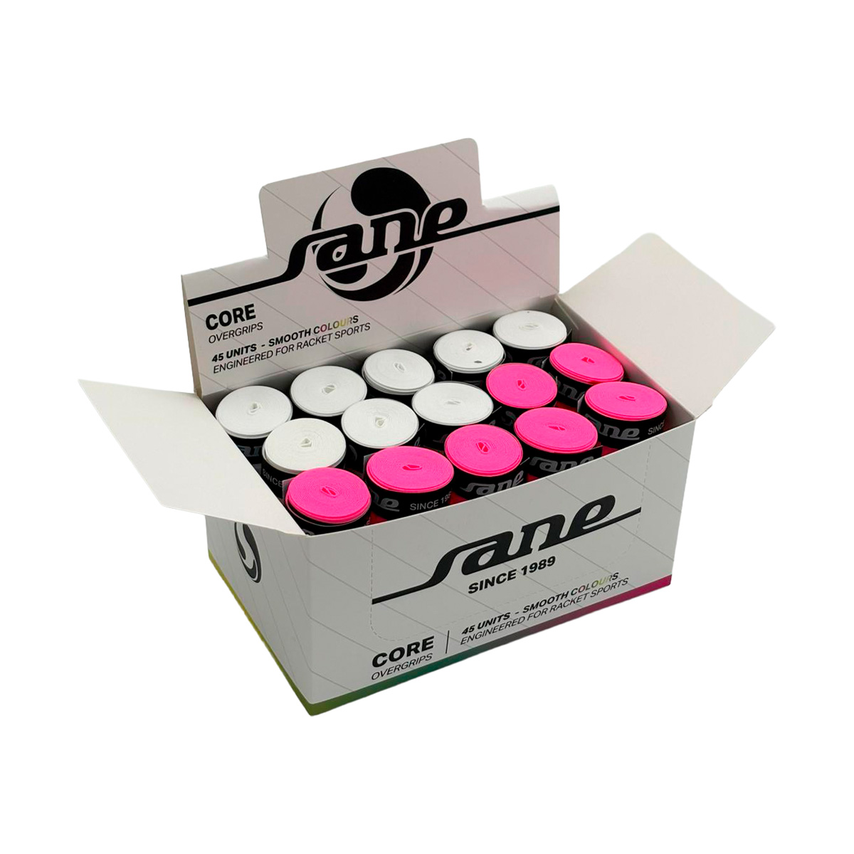 SANE CORE Overgrips MultiColour Smooth - x45 uds