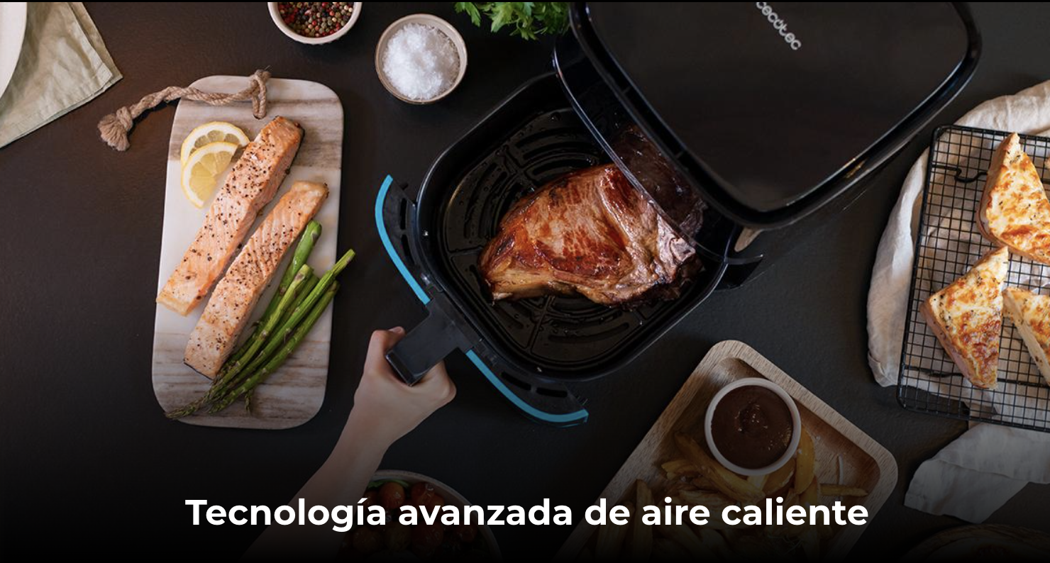 Cecotec Full Inox 5500 air fryer with accessories - AliExpress
