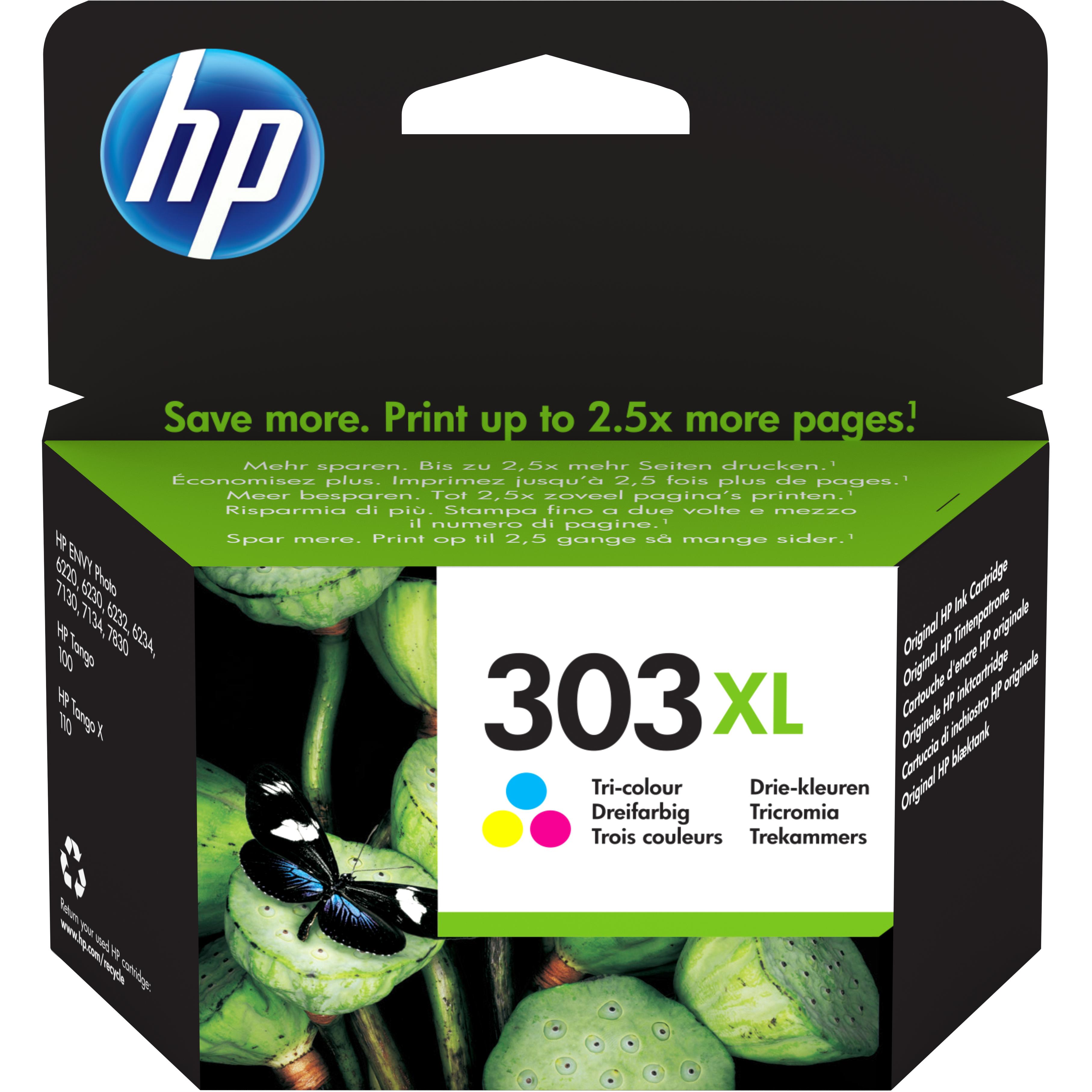 HP Envy Photo 6230,7130,7134,7830 Cartucho n�303XL Tri-Color