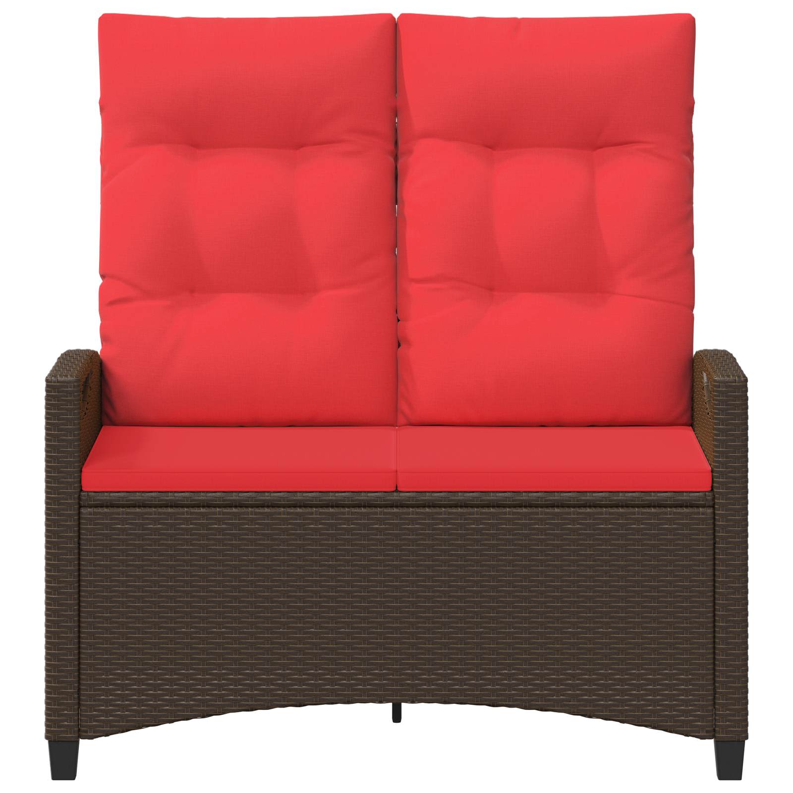 vidaXL Banco de jardín 105 x 60 x 112 cm Acero y Poliéster