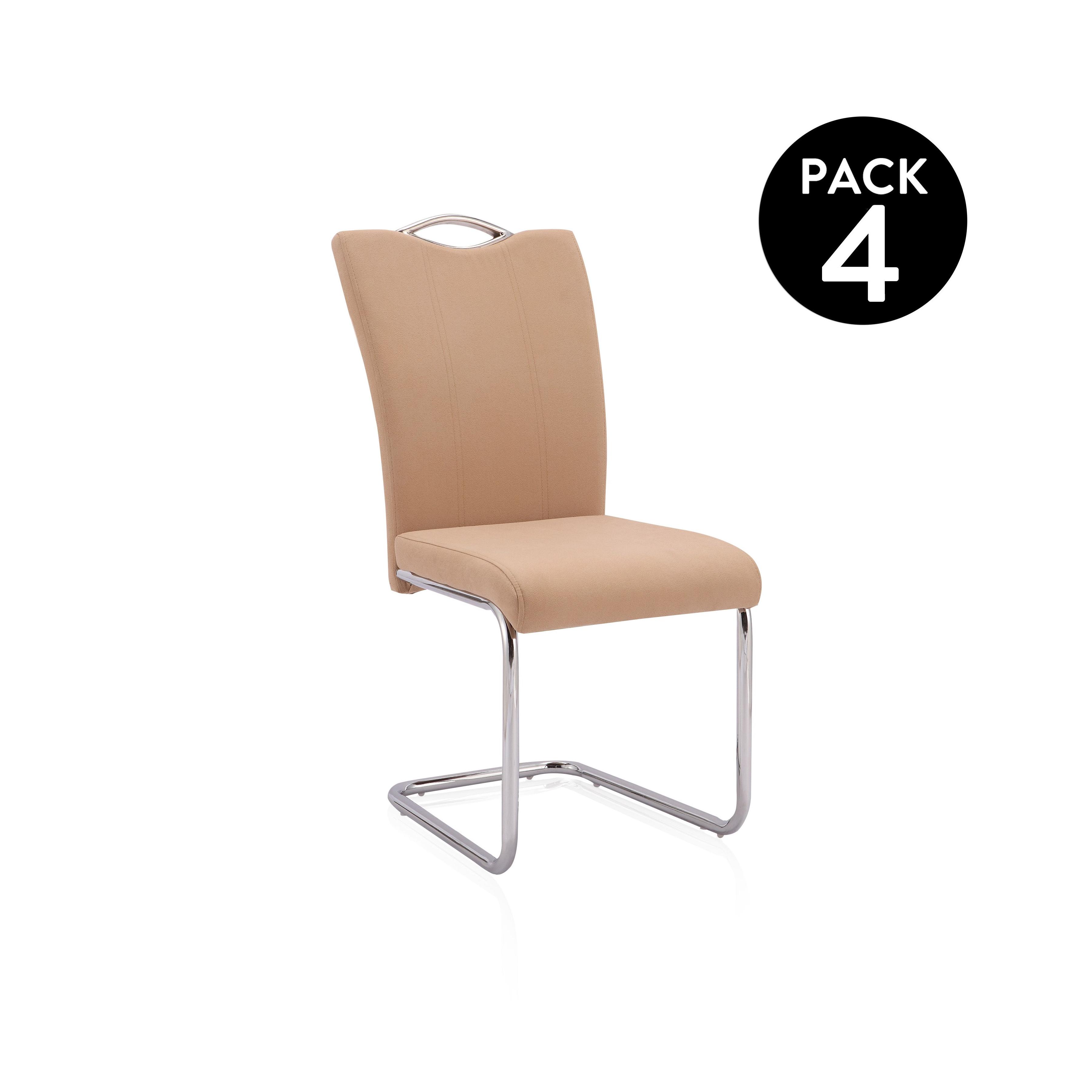 duehome - Pack 4 sillas de comedor Dana