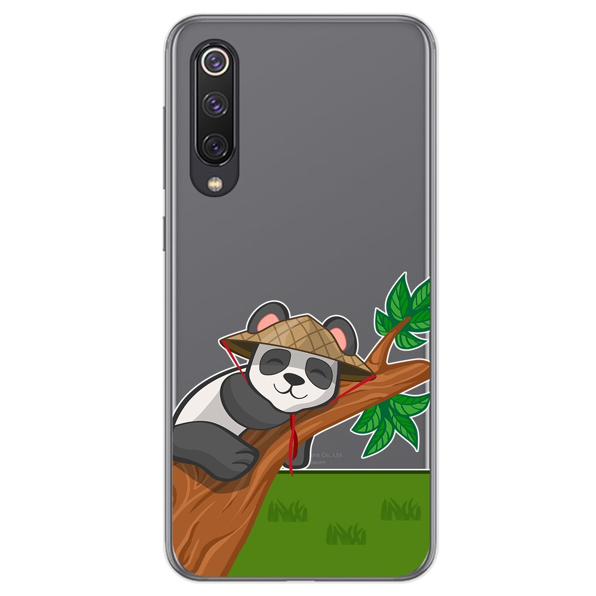 Tumundosmartphone Funda Gel Transparente para Xiaomi Mi 9 SE diseño Panda Dibujos