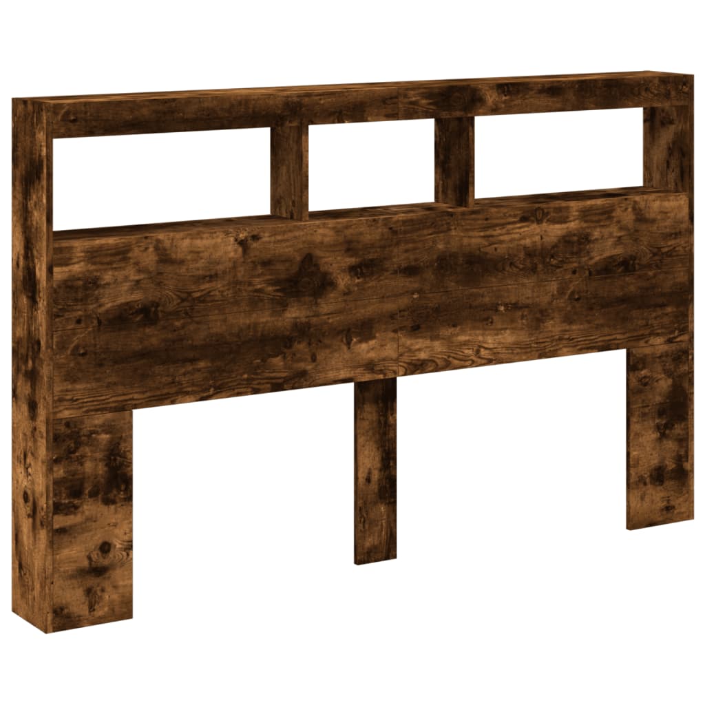 vidaXL Cabecero de cama con luz LED 160 x 17 x 102 cm