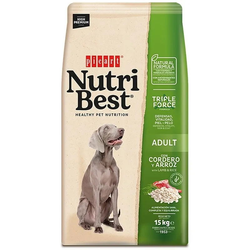 PICART SELECT NUTRIBEST DOG CORDERO 15Kg