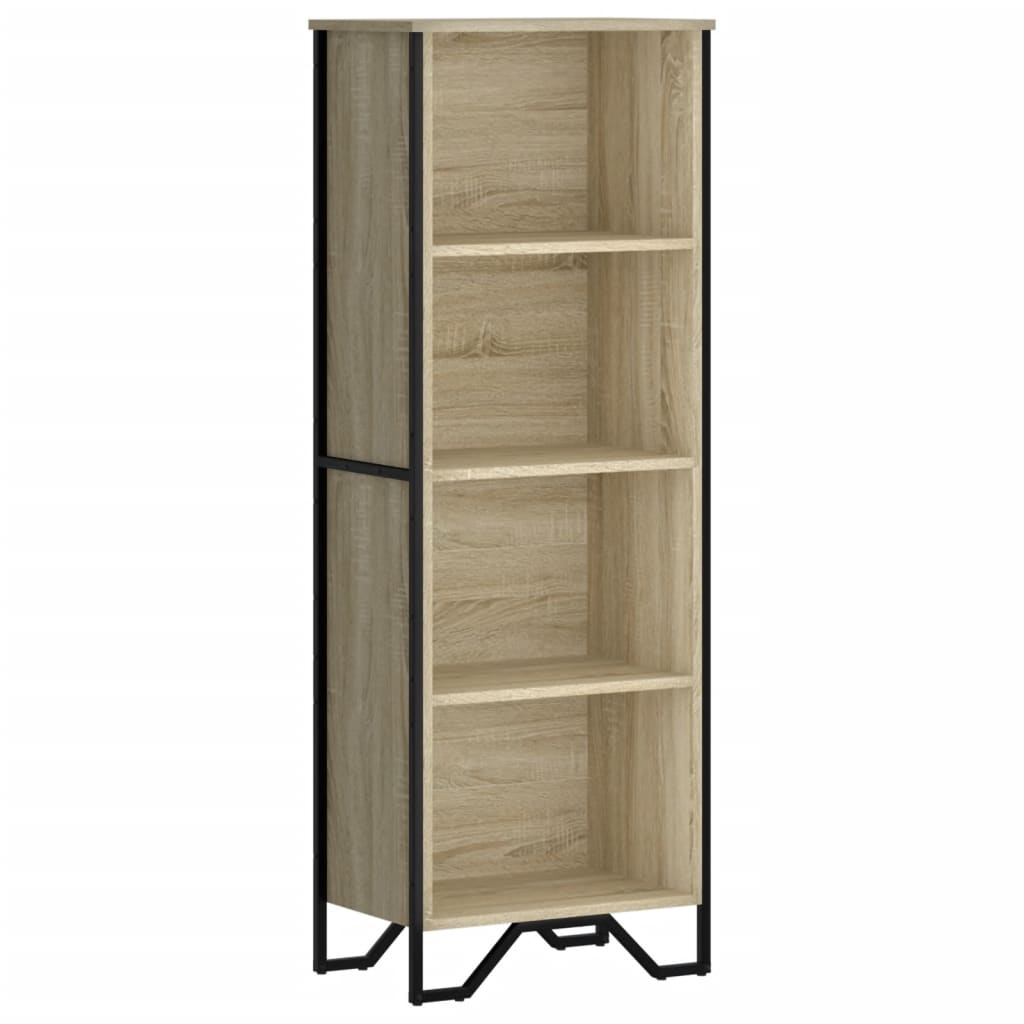 vidaXL Estantería de madera de ingeniería 50x31x137,5 cm Multicolor