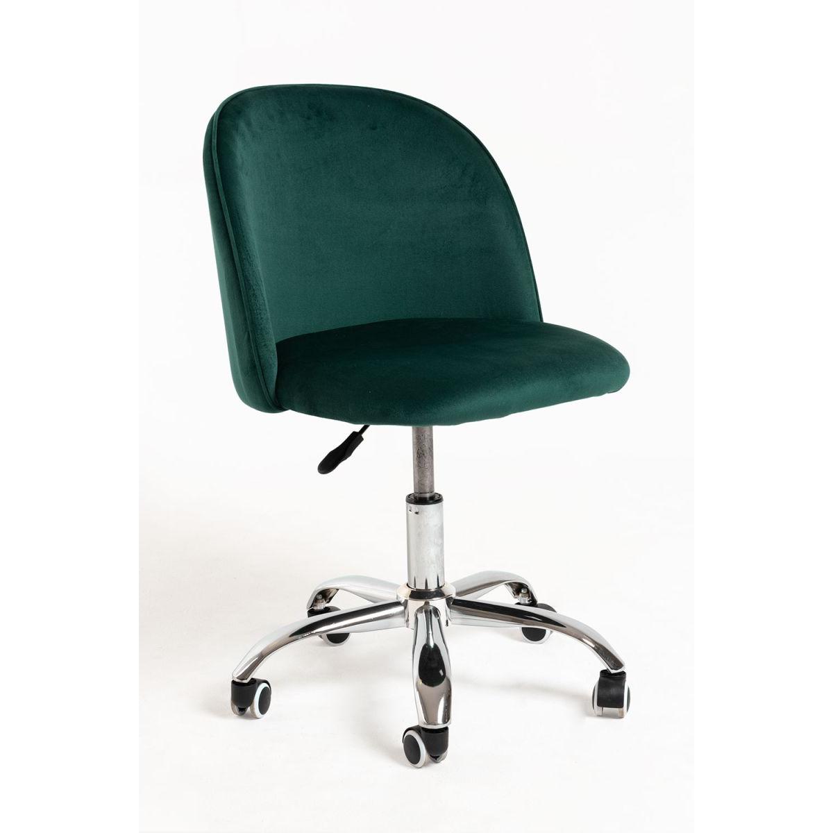 Regalos Miguel - Silla de Escritorio sin brazos Vint Terciopelo Office - Diseño innovador - Ideal para Estudio y Oficinas