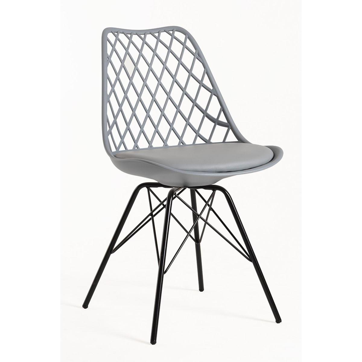Regalos Miguel - Packs Sillas Comedor - Pack 6 Sillas Iron Mima - Gris claro