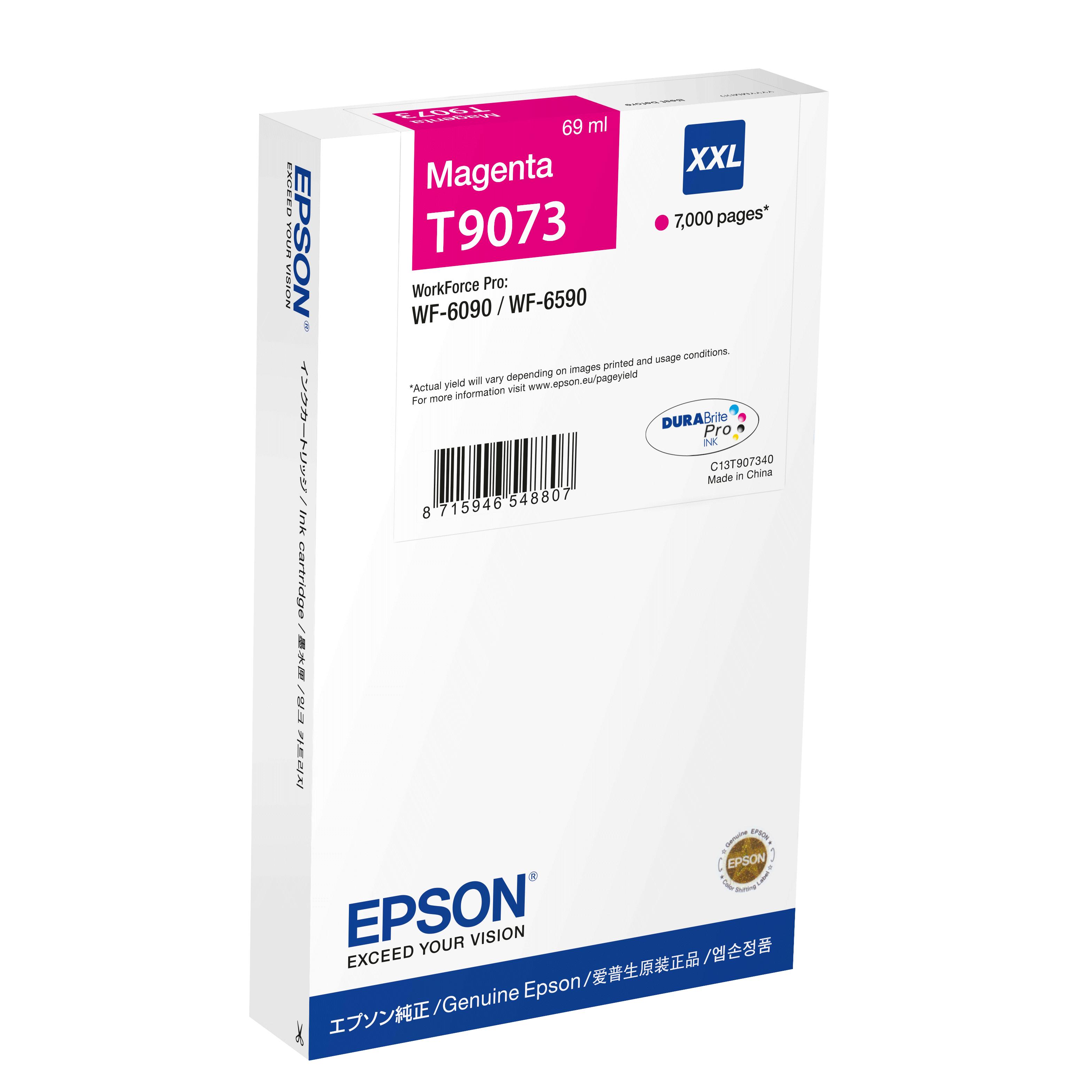 Cartucho de tinta Original  Epson T9073 Magenta XXL