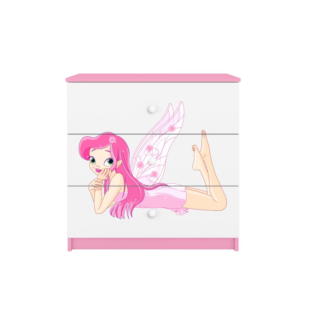 Cómoda Kocot Kids BabyDreams Fairy com asas Pink
