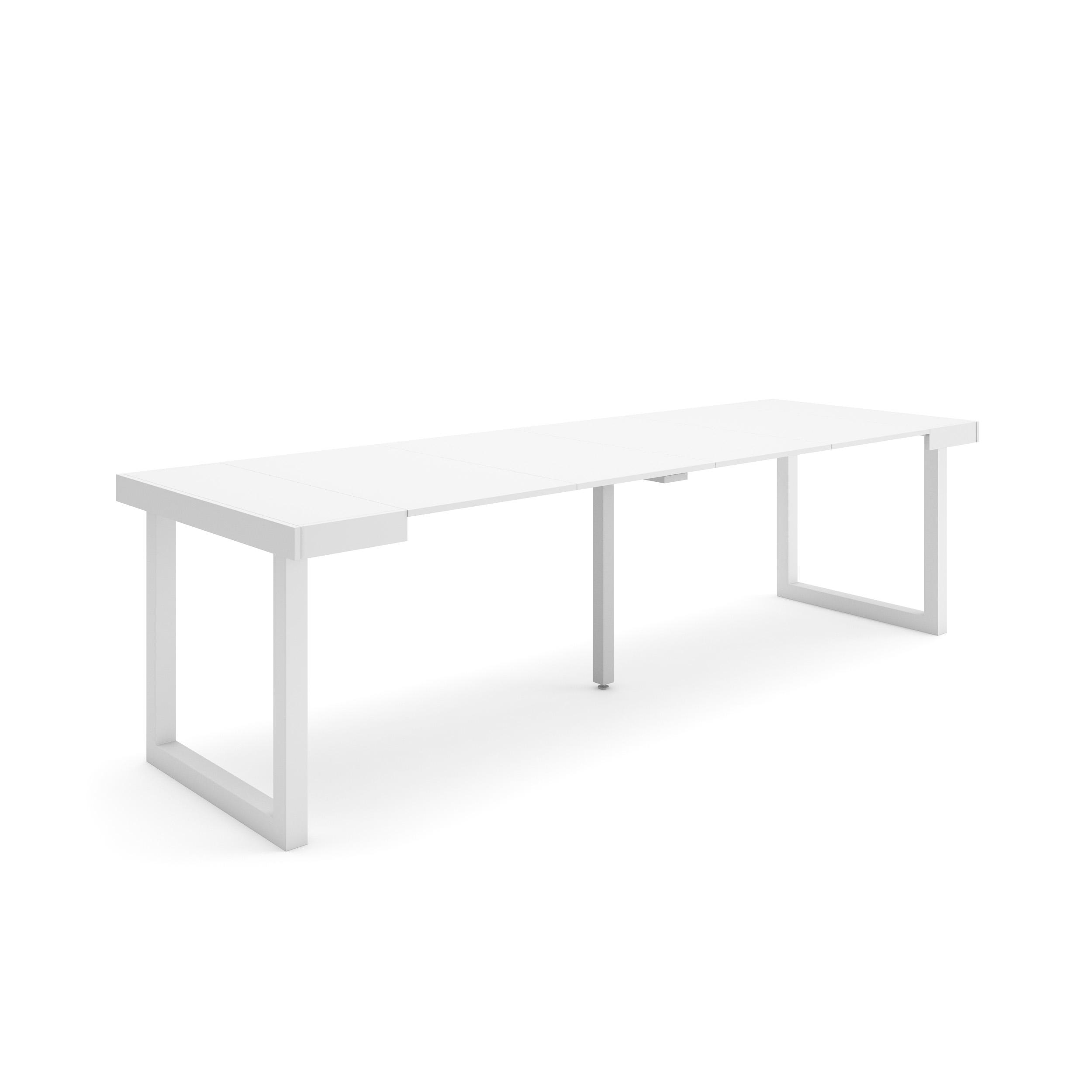 Skraut Home, Mesa Consola Extensible, Mesa Auxiliar, Tapa, 58/262x90x73cm, Práctica y Versátil, Varios colores disponibles