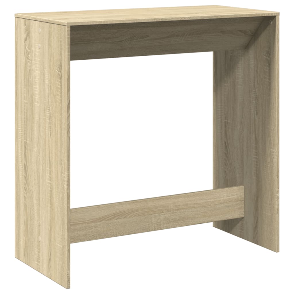 vidaXL Mesa alta de bar madera ingeniería roble Sonoma 102x50x103,5 cm