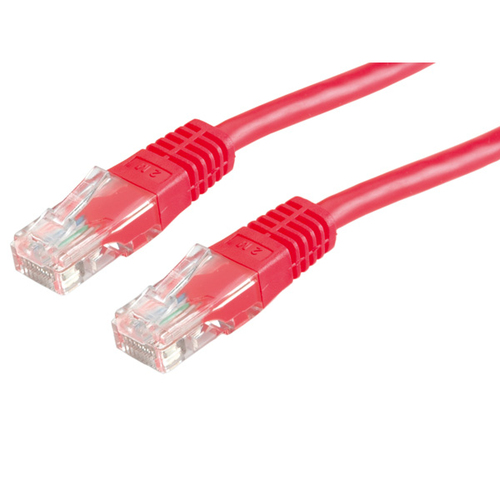 Value UTP Patch Cord Cat.6, Red 5 m Rojo - Cable de Red (Red 5 m, Rojo)