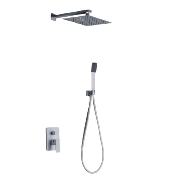 Imex Dublín GPE006/BL conjunto de ducha moderno con acabado blanco mate