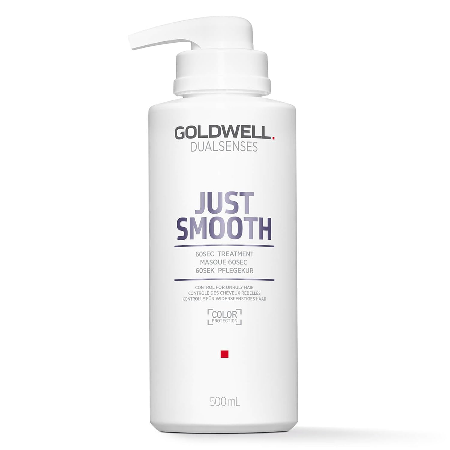 Goldwell Dualsenses Just Smooth 60 Sec Treatment 500 Ml. / Tratamiento intensivo en 60 segundos para cabello rebelde y encrespado.