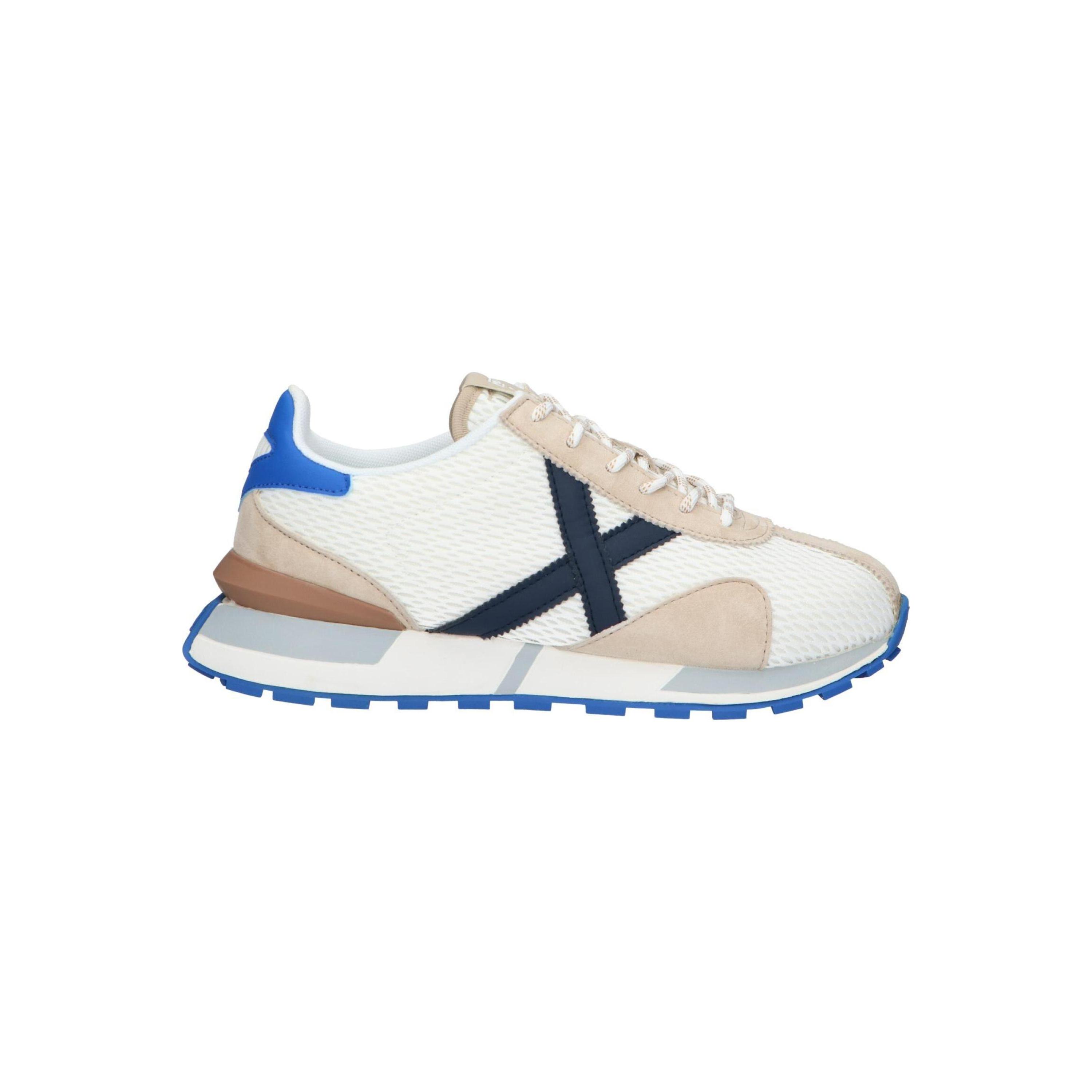 Zapatillas casual para hombre Munich en color blanco