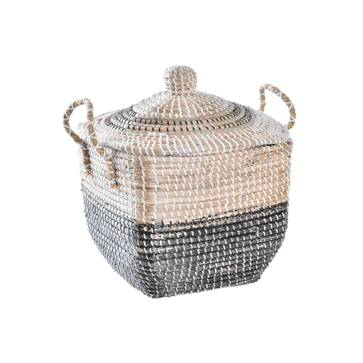 CESTA SEAGRASS 45X35X43 NATURAL DC192024 - EL MEJOR COMPLEMENTO PARA TU HOGAR FIJALO