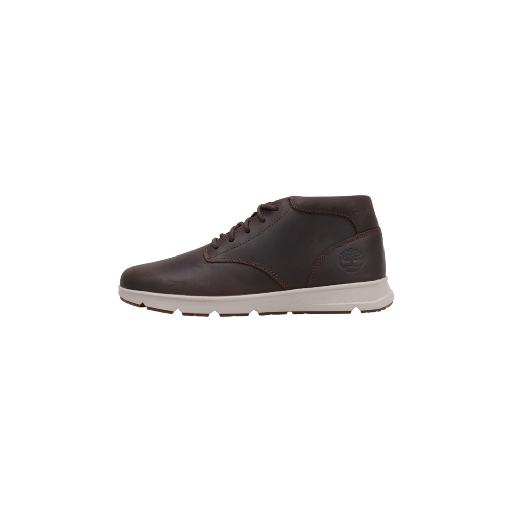 Timberland PARKER STREET MID LACE UP SNEAKER  Botines Planos Hombre Marrón