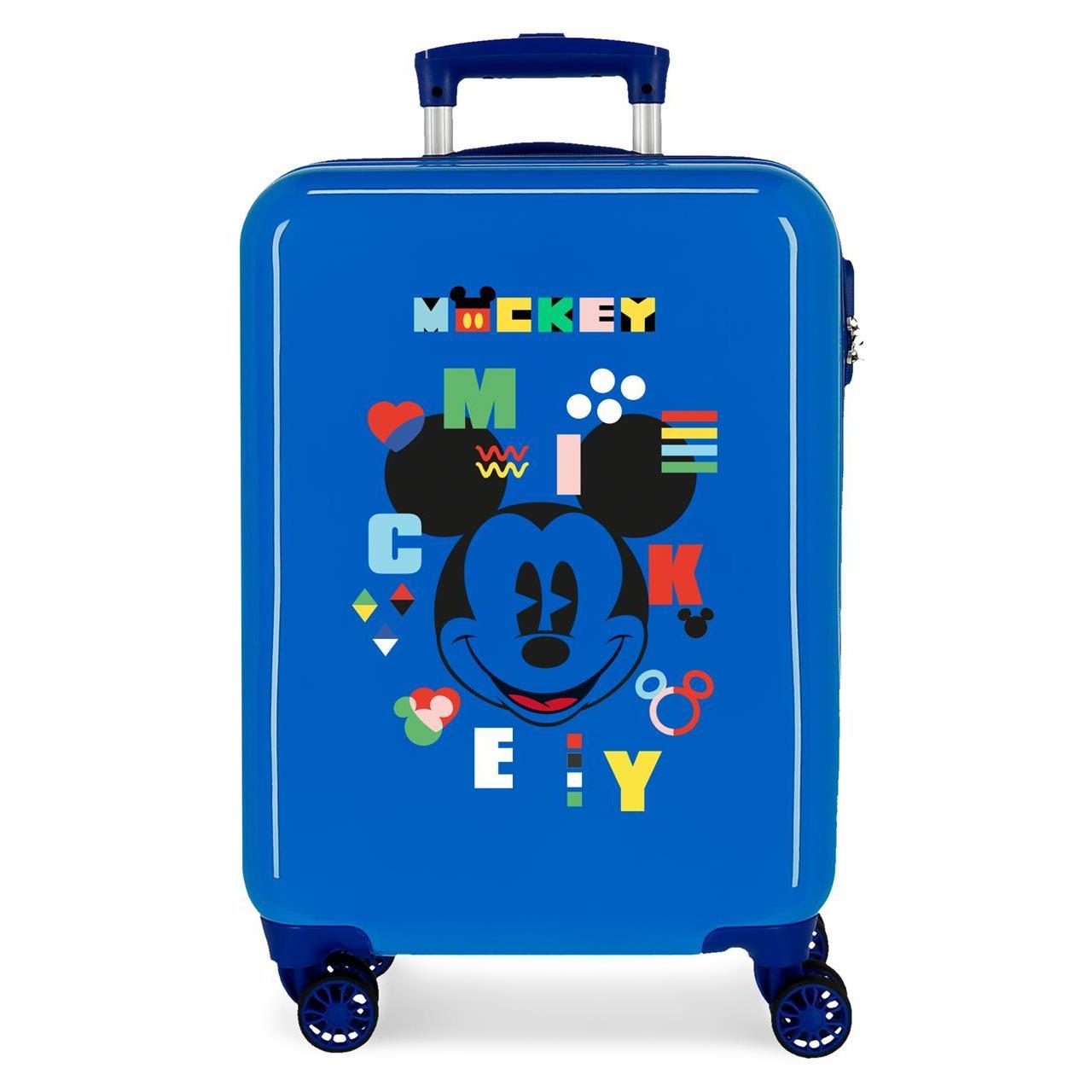 Disney Mickey Maleta De Cabina ABS Rígida Mickey Shape Shifter 55cm