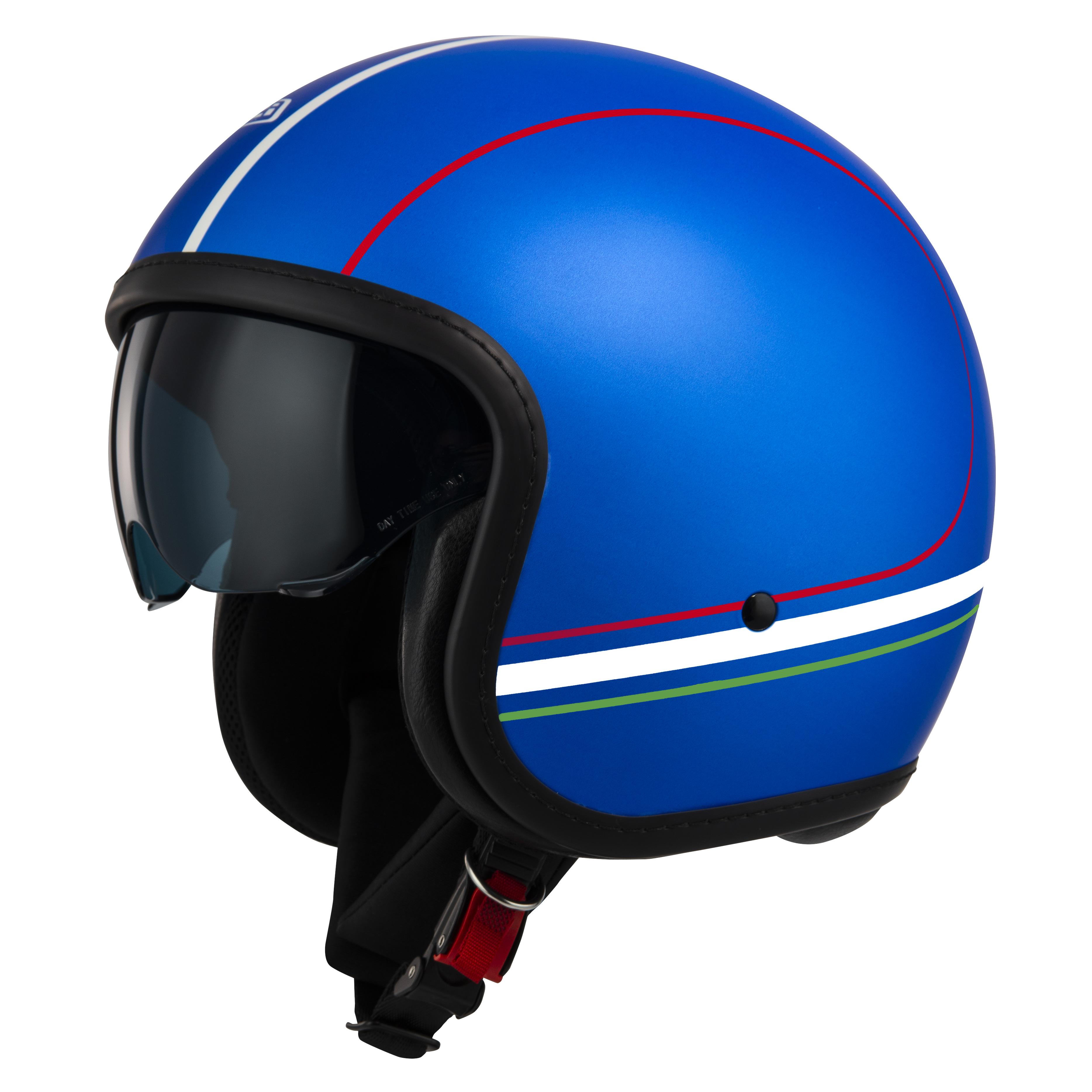 NZI Casco de Moto Jet Rolling 4 Sun | Homologación UNECE R.22.05 - Tallas Variadas
