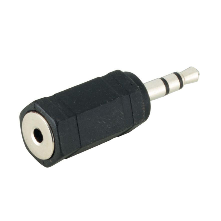 Microconnect Adaptador de Audio 3.5mm a 2.5mm M-F para Ordenador - Conector de Audio Compacto