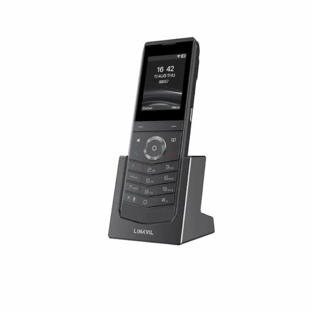 Teléfono IP Fanvil W611W V2 Negro Inalámbrico 4 Líneas LCD
