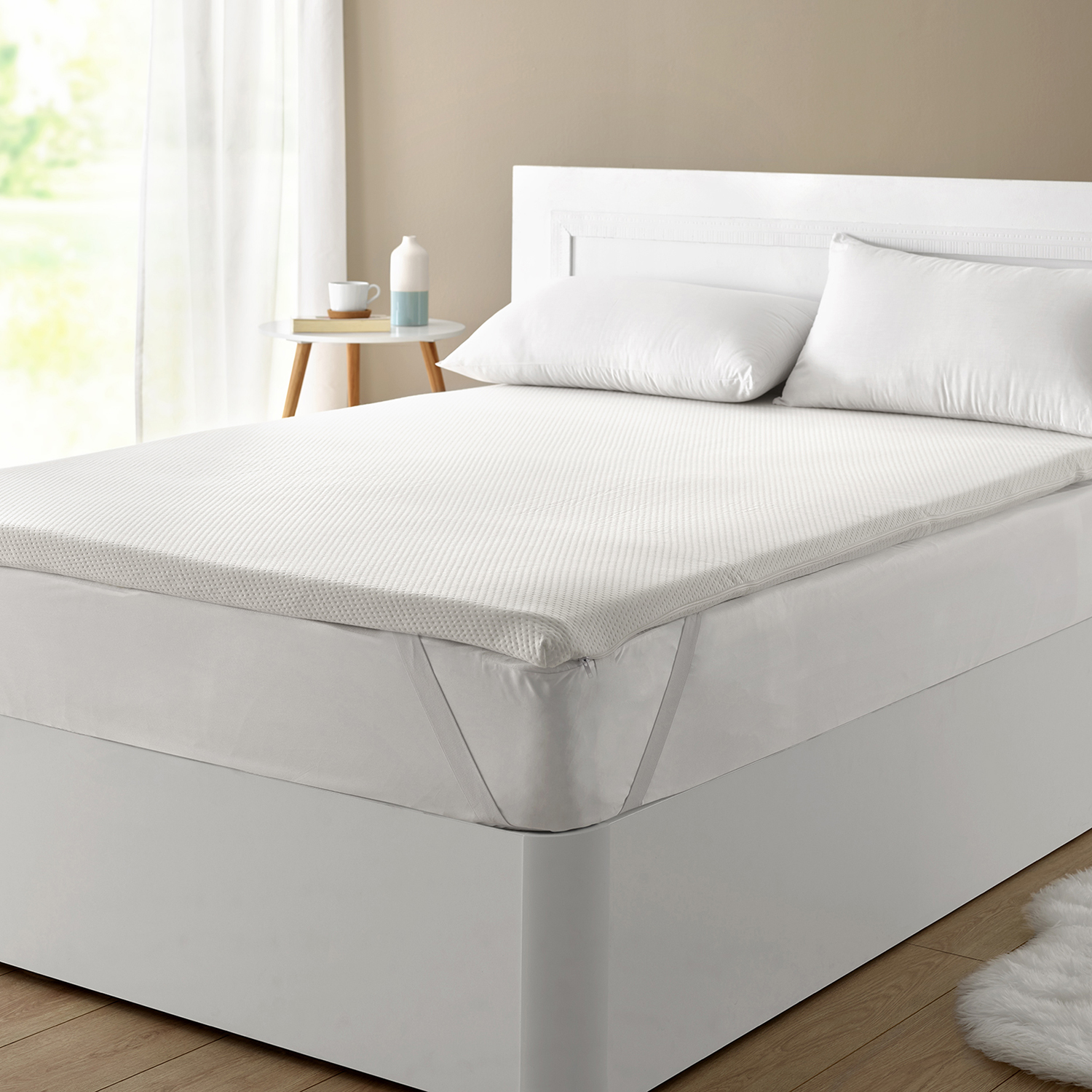 Pikolin Home Topper Viscoelástico Dermoprotector Aloe Vera Lavable