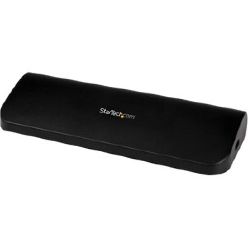 Estación de acoplamiento Startech para computadoras portátiles, 4x USB 3.0, HDMI, DVI, VGA, Negro