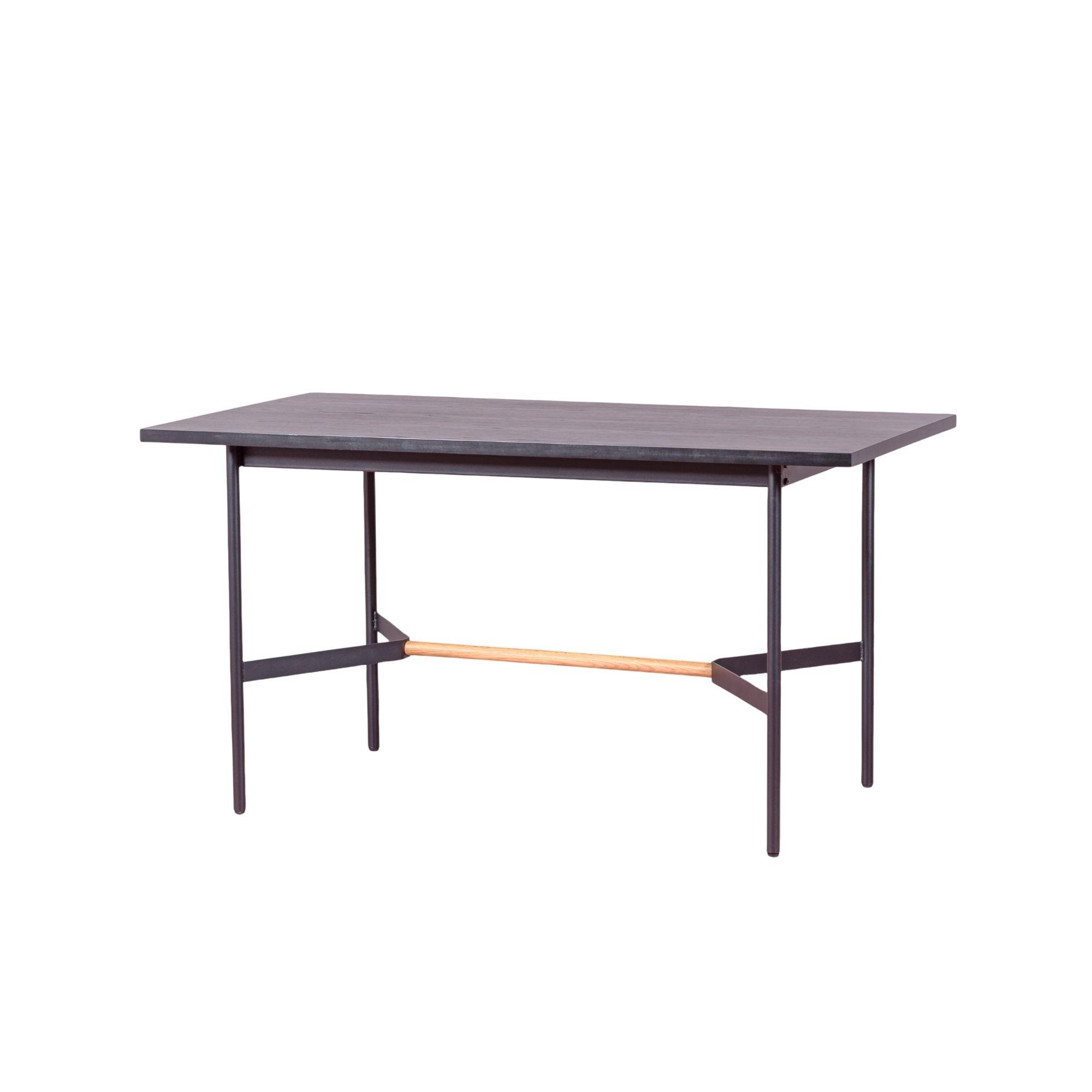 Nest Dream - Mesa de comedor rectangular en madera de roble (140x80) - Blackstorm