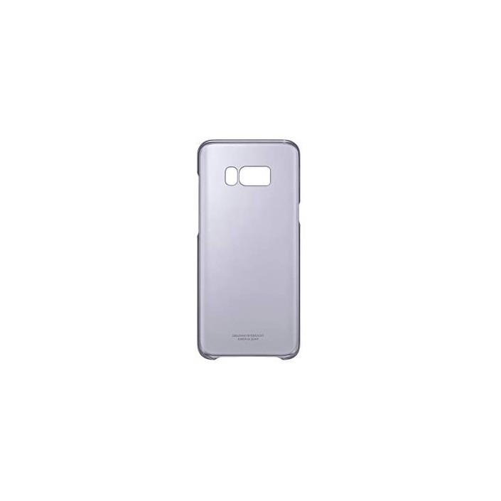 Funda Samsung Clear Cover para Galaxy S8+ color Violeta Modelo EF-QG955CV Nuevo