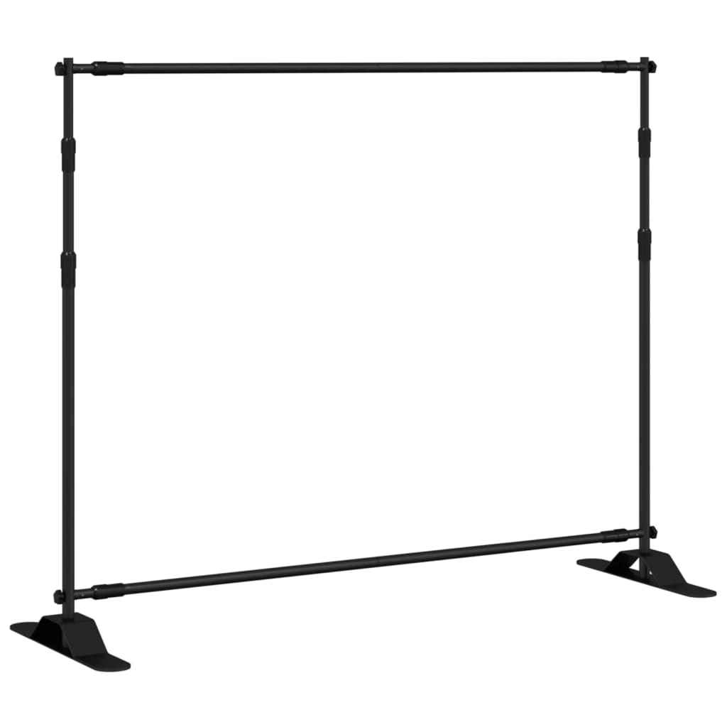 vidaXL Soporte de Telón de Fondo Marco Ajustable para Fotografía Acero Negro Dimensiones 254 x 243 cm,  305 x 243 cm,  254 x 243 cm (2 pcs) y mas