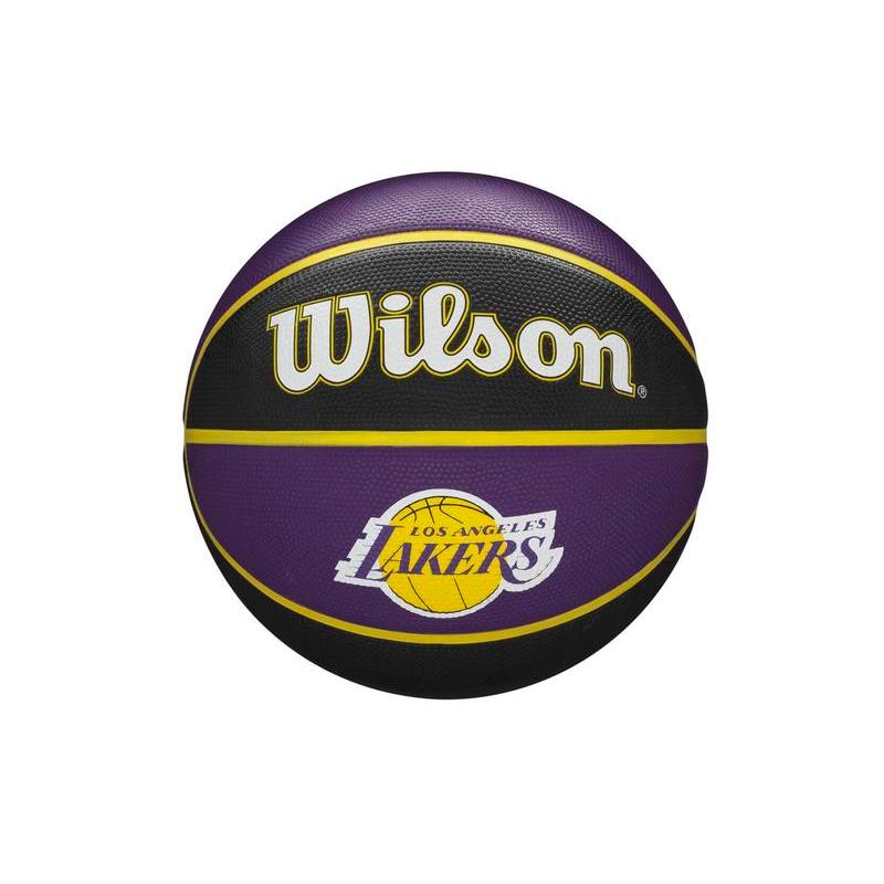 Balón Wilson NBA Lakers Tamaño 7 - Diseño Oficial en Púrpura y Negro para Fans y Jugadores que Viven el Baloncesto