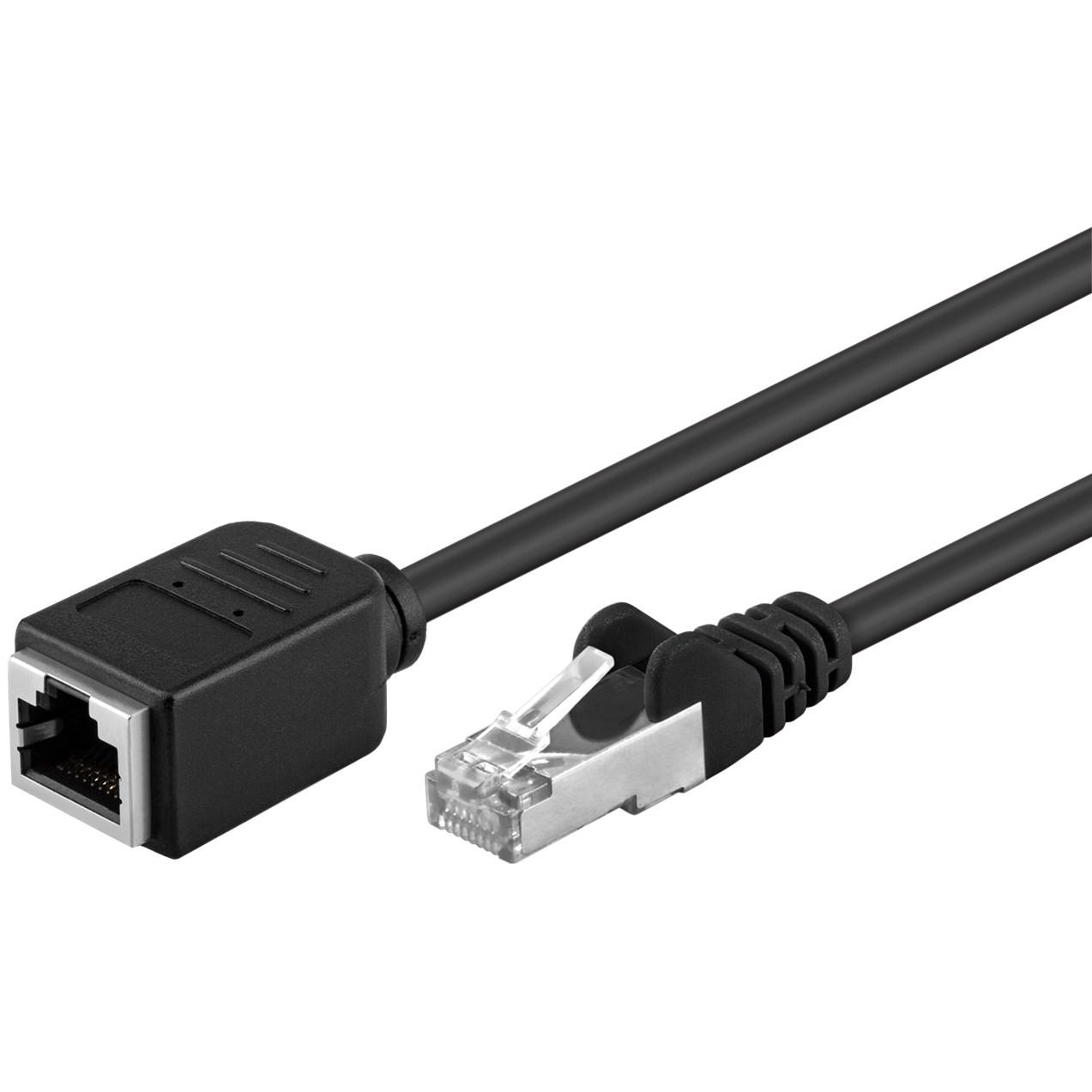 Goobay 73388 cable de red Negro 2 m Cat5e F/UTP (FTP)