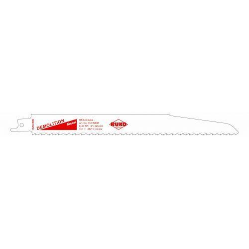 Pack de 5 sierras de sable acero de corte ultra rápido (bosch s 1120 cf) largo 225 mm; paso 1,6 mm