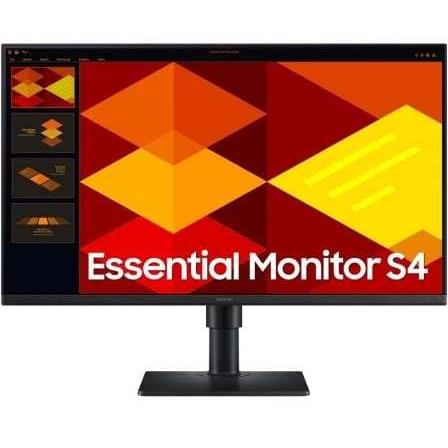 Monitor Profesional Samsung Essential Monitor S4 S27D400GAU/ 27"/ Full HD/ Regulable en altura/ Negr