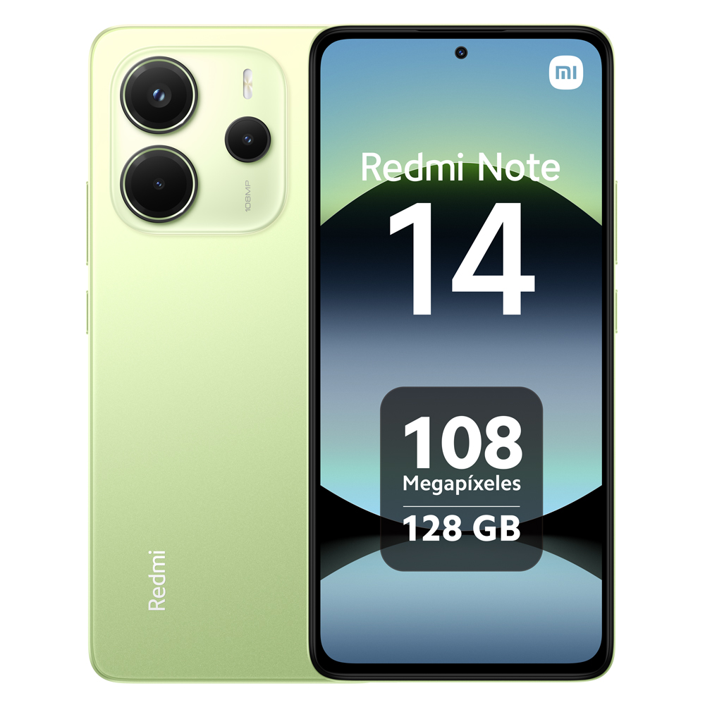 Xiaomi Redmi Note 14 4G Smartphone NFC Pantalla AMOLED de 6,67'' Tasa refresco 120Hz Procesador Helio G99-Ultra Octa-Core Cámara triple trasera 108MP Cámara frontal 20MP Batería 5500 mAh Carga turbo 33W