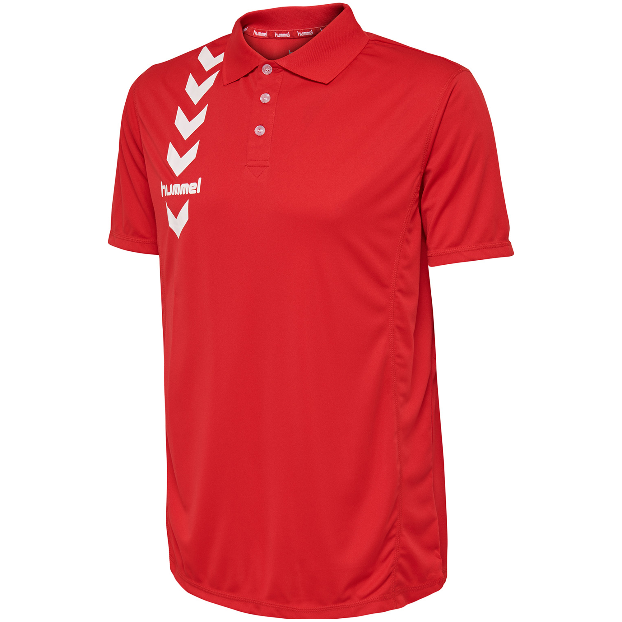 Polo hummel® rojo 100% poliéster