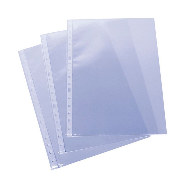 Grafoplas Grafoplás Funda PP A4 Liso Extra Galga de 11 Taladros 100 Unidades