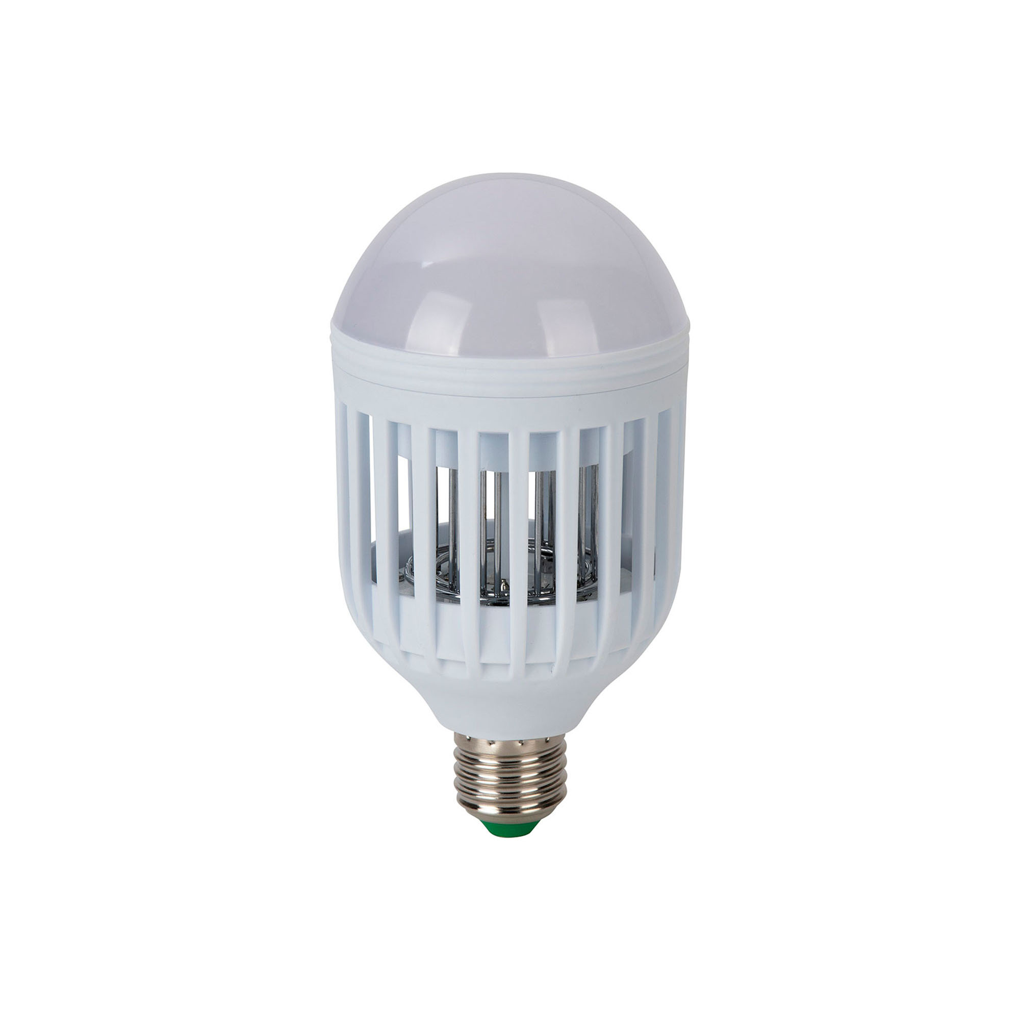 Elimina Insectos Eléctrico y Bombilla con 12 LED´s Iluminación 380 LM 4 Bombillas de LED Ultravioleta como atrayentes Uso Interior y Exterior Área de acción: 30 m2 - JATA MOSTRAP MELI0220