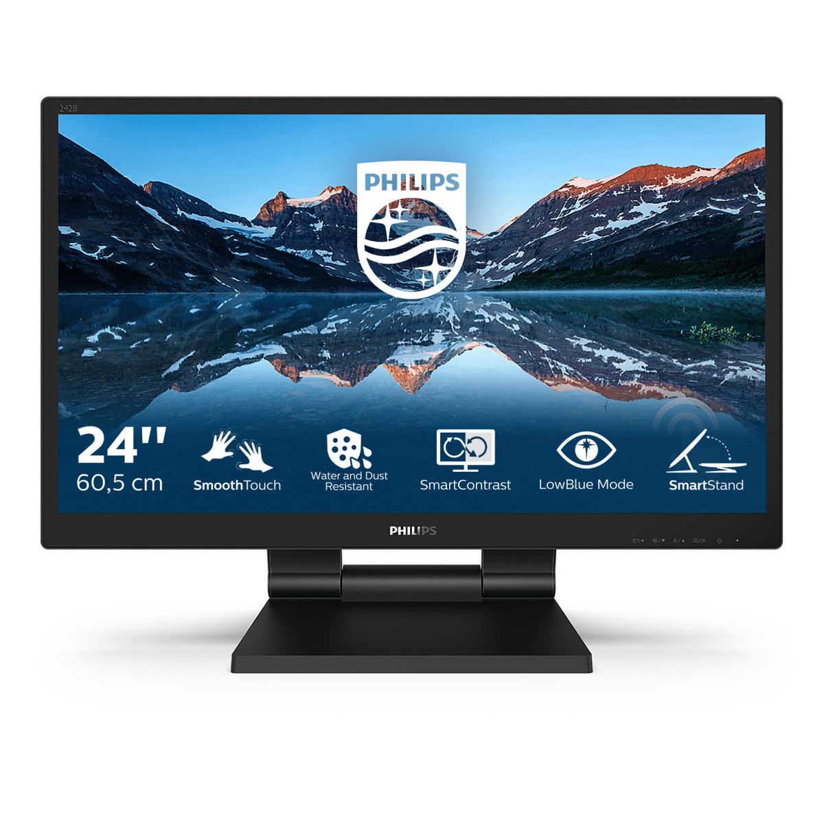 Philips Monitor LCD con SmoothTouch 242B9T/00 - 23.8" Full HD - IPS - Negro